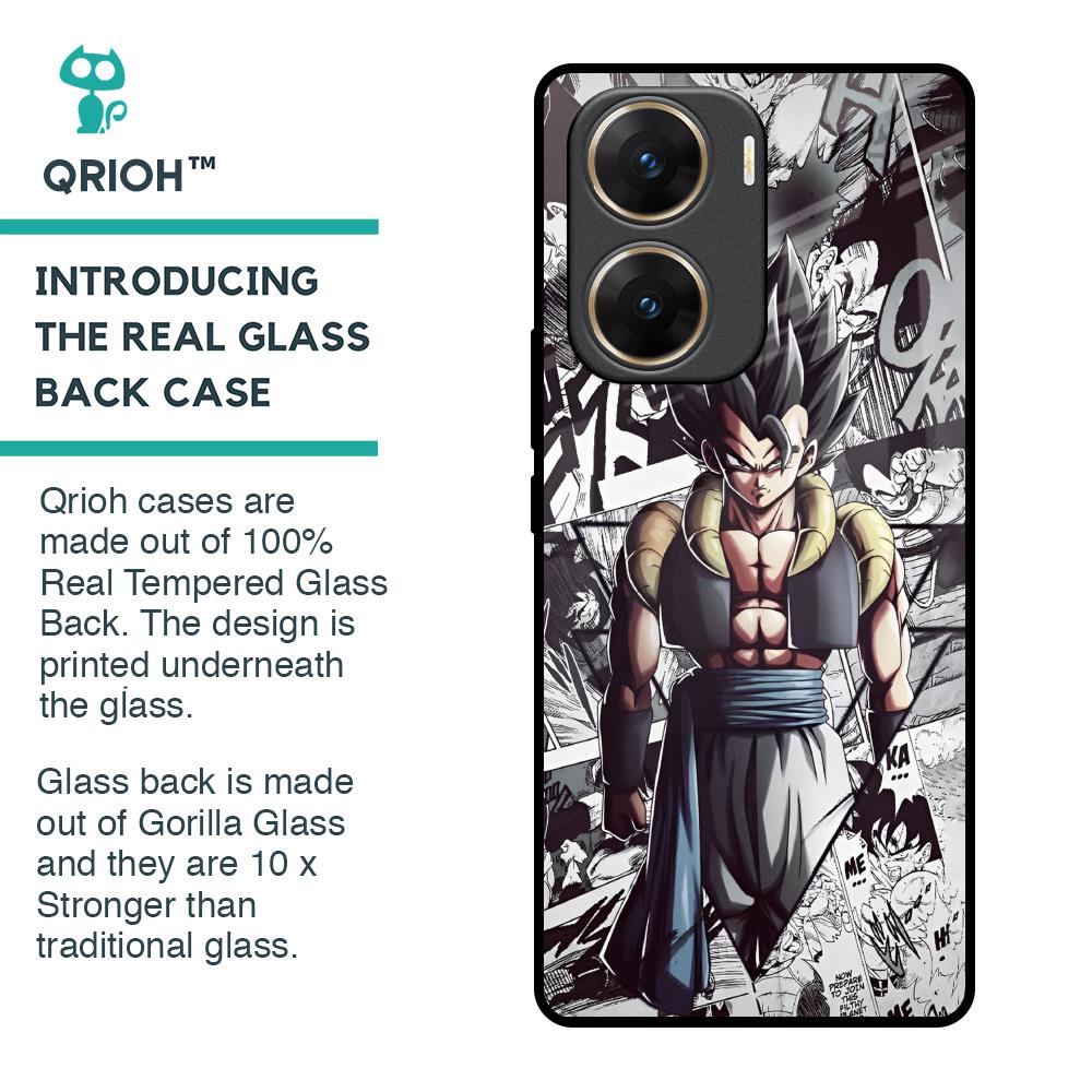 Dragon Anime Art Glass Case for Vivo V29e 5G