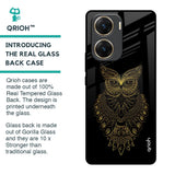 Golden Owl Glass Case for Vivo V29e 5G