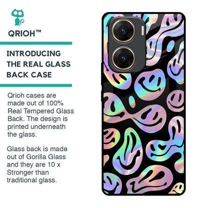 Acid Smile Glass Case for Vivo V29e 5G