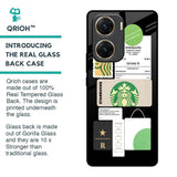 Coffee Latte Glass Case for Vivo V29e 5G