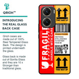 Handle With Care Glass Case for Vivo V29e 5G