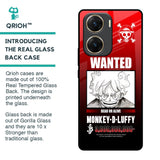 Luffy Wanted Glass Case for Vivo V29e 5G