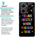 Magical Words Glass Case for Vivo V29e 5G