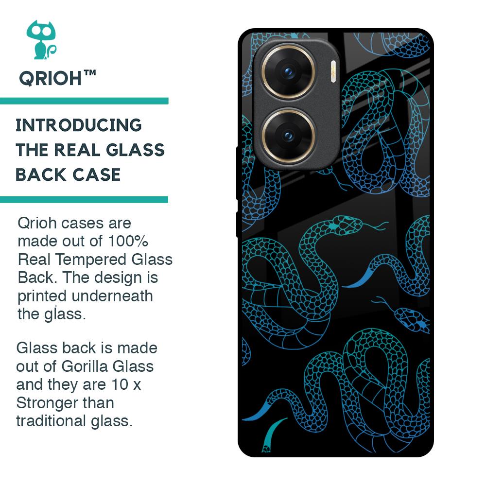 Serpentine Glass Case for Vivo V29e 5G