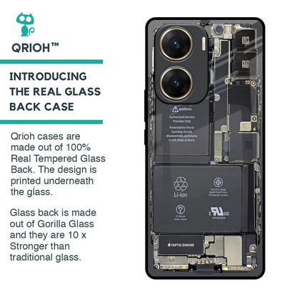 Skeleton Inside Glass Case for Vivo V29e 5G