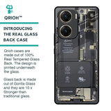 Skeleton Inside Glass Case for Vivo V29e 5G