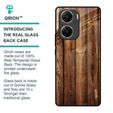 Timber Printed Glass Case for Vivo V29e 5G