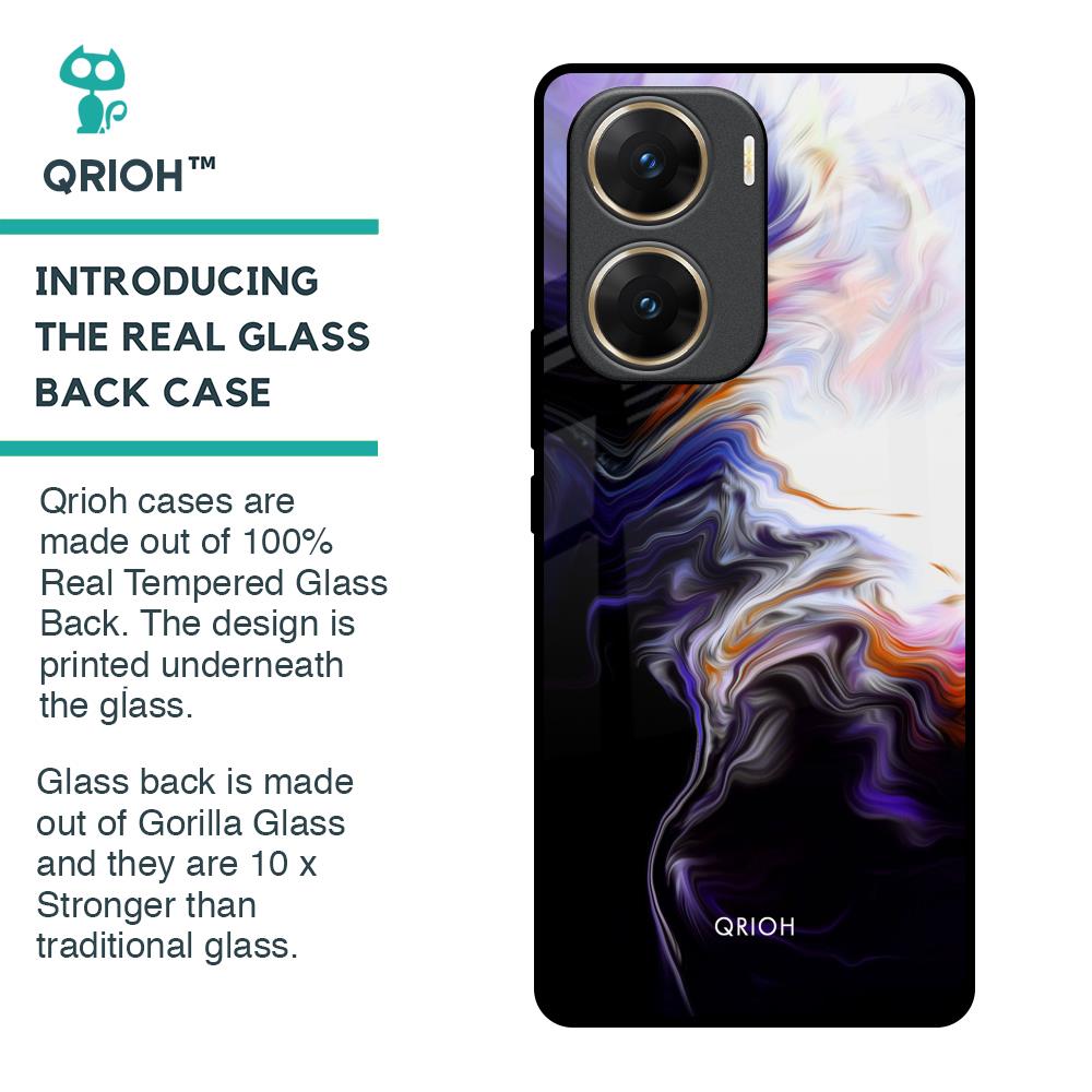 Enigma Smoke Glass Case for Vivo V29e 5G
