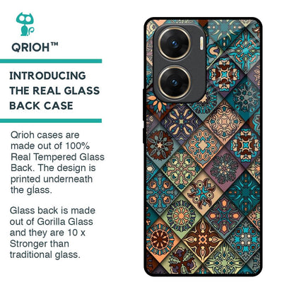 Retro Art Glass Case for Vivo V29e 5G