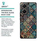 Retro Art Glass Case for Vivo V29e 5G