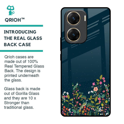 Small Garden Glass Case For Vivo V29e 5G