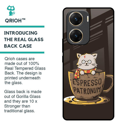 Tea With Kitty Glass Case For Vivo V29e 5G