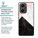 Marble Collage Art Glass Case For Vivo V29e 5G