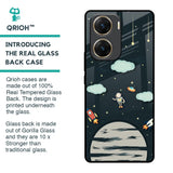 Astronaut Dream Glass Case For Vivo V29e 5G