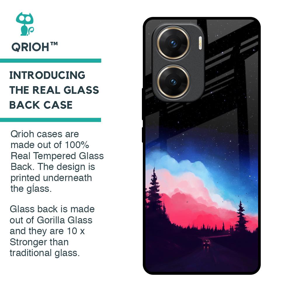 Drive In Dark Glass Case For Vivo V29e 5G