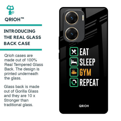 Daily Routine Glass Case for Vivo V29e 5G