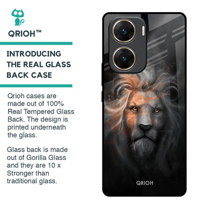 Devil Lion Glass Case for Vivo V29e 5G