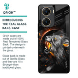 Aggressive Lion Glass Case for Vivo V29e 5G