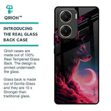 Moon Wolf Glass Case for Vivo V29e 5G
