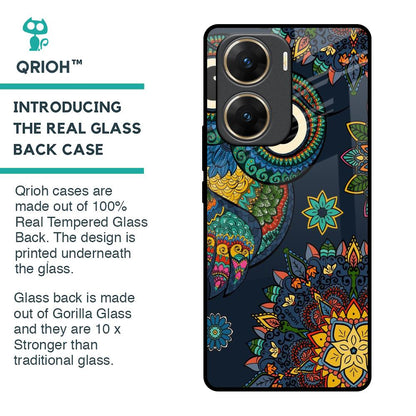 Owl Art Glass Case for Vivo V29e 5G