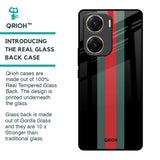 Vertical Stripes Glass Case for Vivo V29e 5G