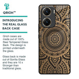 Luxury Mandala Glass Case for Vivo V29e 5G