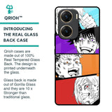 Anime Sketch Glass Case for Vivo V29e 5G