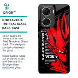 Red Vegeta Glass Case for Vivo V29e 5G