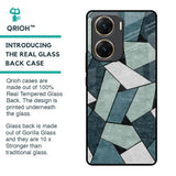 Abstact Tiles Glass Case for Vivo V29e 5G
