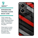 Soft Wooden Texture Glass Case for Vivo V29e 5G