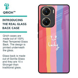 Lucky Abstract Glass Case for Vivo V29e 5G