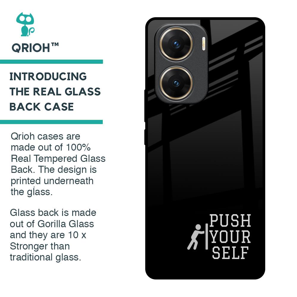 Push Your Self Glass Case for Vivo V29e 5G