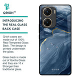 Deep Ocean Marble Glass Case for Vivo V29e 5G