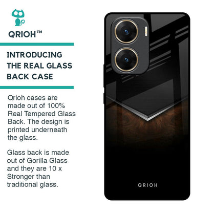 Dark Walnut Glass Case for Vivo V29e 5G
