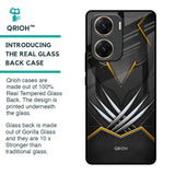 Black Warrior Glass Case for Vivo V29e 5G