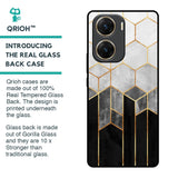 Tricolor Pattern Glass Case for Vivo V29e 5G