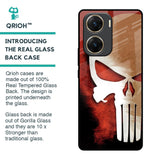 Red Skull Glass Case for Vivo V29e 5G