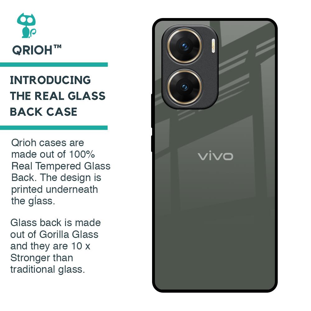 Charcoal Glass Case for Vivo V29e 5G