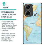 Fly Around The World Glass Case for Vivo V29e 5G