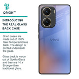 Blue Aura Glass Case for Vivo V29e 5G