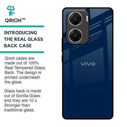 Royal Navy Glass Case for Vivo V29e 5G