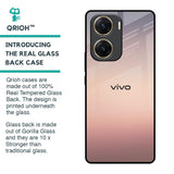 Golden Mauve Glass Case for Vivo V29e 5G
