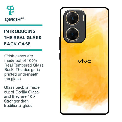 Rustic Orange Glass Case for Vivo V29e 5G