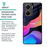 Colorful Fluid Glass Case for Vivo V29e 5G