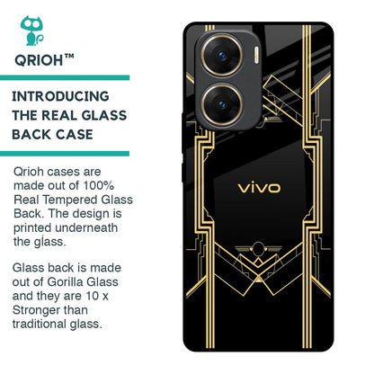 Sacred Logo Glass Case for Vivo V29e 5G