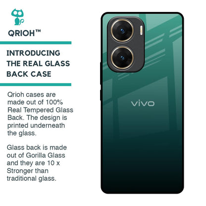 Palm Green Glass Case For Vivo V29e 5G