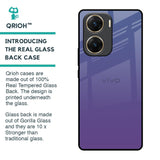 Indigo Pastel Glass Case For Vivo V29e 5G