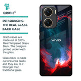 Brush Art Glass Case For Vivo V29e 5G