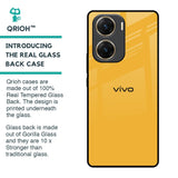 Fluorescent Yellow Glass case for Vivo V29e 5G