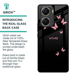 Fly Butterfly Glass Case for Vivo V29e 5G